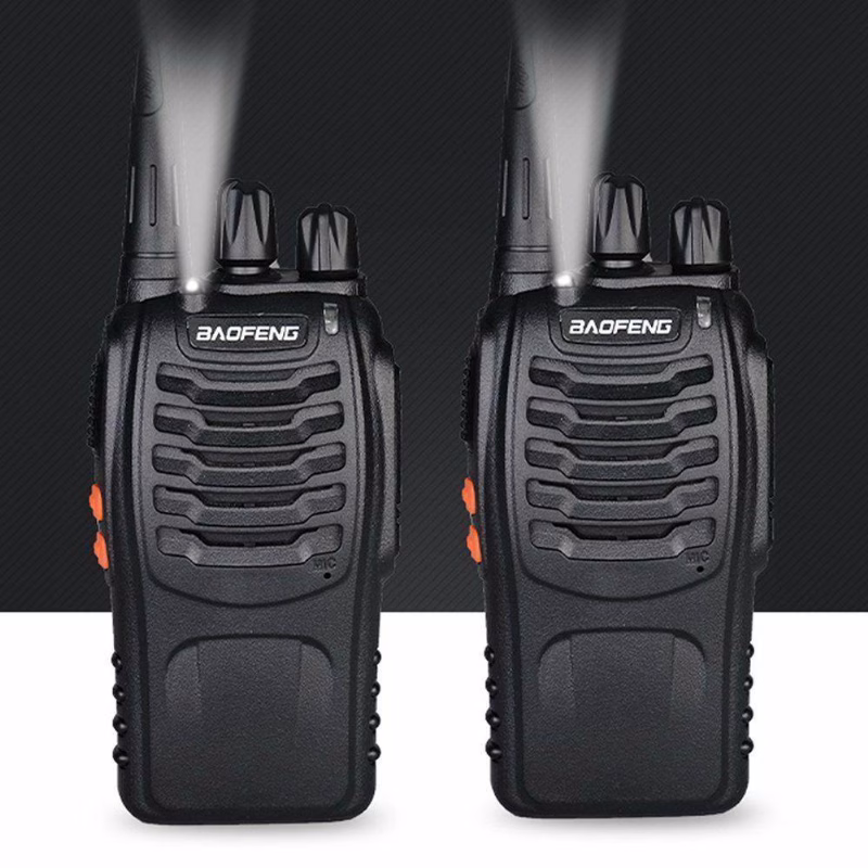 Baofeng BF-888S UHF Two-Way Radio 2-Unit Kit 3 طقم باوفينغ BF-888S لاتصال UHF بوحدتين وهوائيين وشاحنين