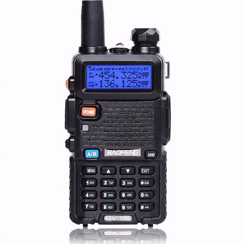 لاسلكي Baofeng UV-5R يدوي ثنائي النطاق VHF/UHF 1 جهاز لاسلكي يدوي Baofeng UV-5R ثنائي النطاق VHF/UHF