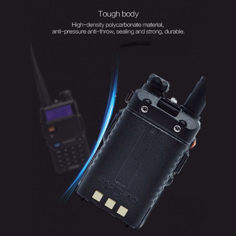 لاسلكي Baofeng UV-5R يدوي ثنائي النطاق VHF/UHF 4 جهاز لاسلكي يدوي Baofeng UV-5R ثنائي النطاق VHF/UHF