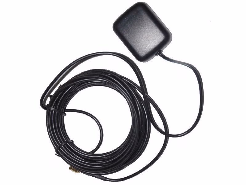 Hytera DAM1575A2 Magnetic Mobile GPS Antenna 2 هوائي هايتيرا DAM1575A2 GPS أسود بقاعدة مغناطيسية وكابل SMA