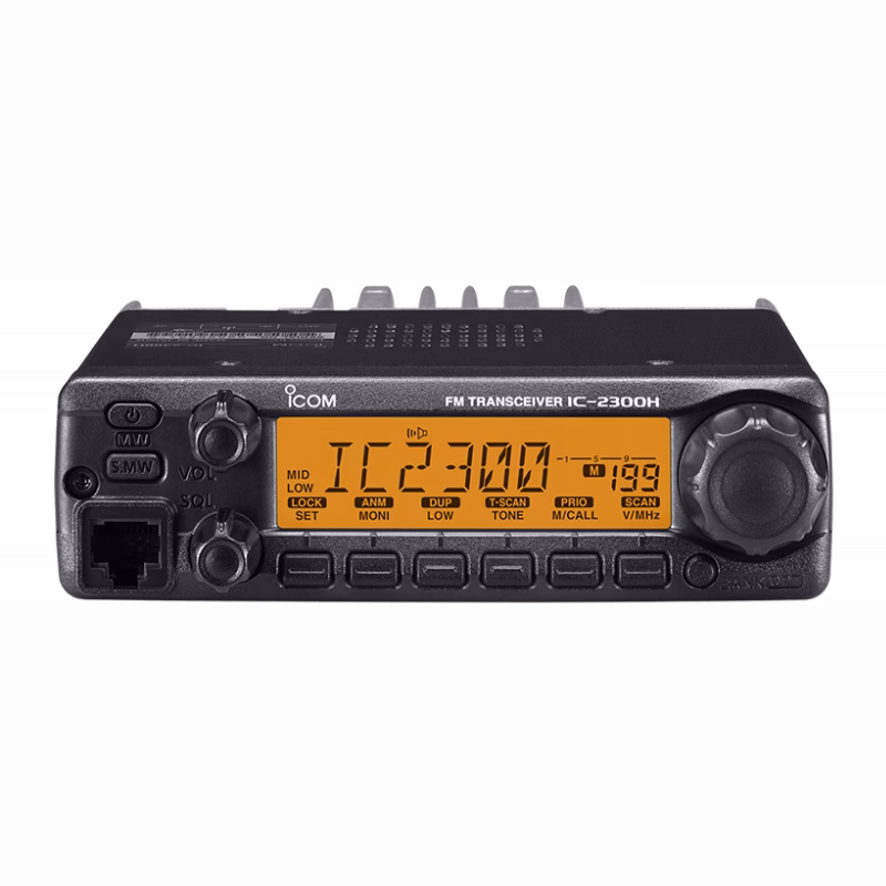 آيكوم IC-2300H جهاز VHF FM متنقل بقدرة 65 W 2 آيكوم IC-2300H جهاز لاسلكي متنقل VHF بشاشة LCD