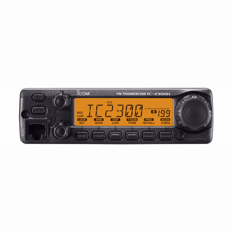 آيكوم IC-2300H جهاز VHF FM متنقل بقدرة 65 W 4 آيكوم IC-2300H جهاز لاسلكي متنقل VHF بشاشة LCD