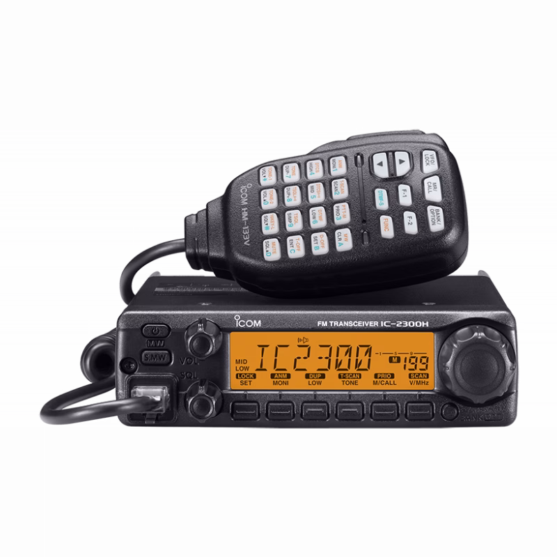 آيكوم IC-2300H جهاز VHF FM متنقل بقدرة 65 W 5 آيكوم IC-2300H جهاز لاسلكي متنقل VHF بشاشة LCD