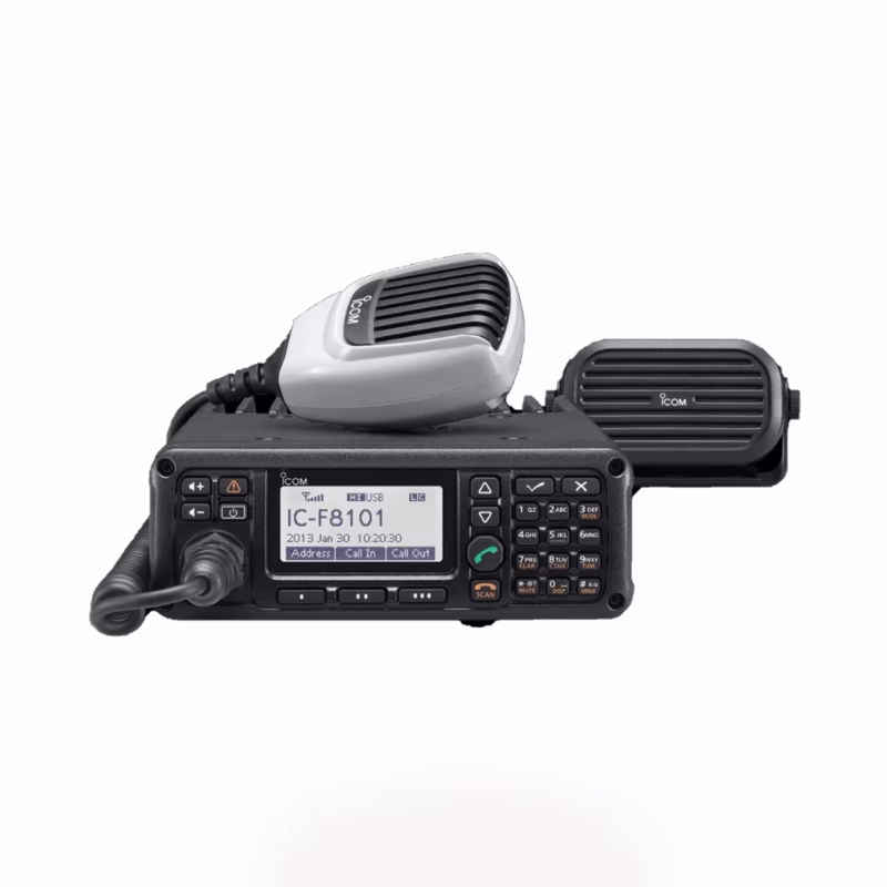 Icom SP-35 External Radio Speaker with 2 m Cable 3 سماعة آيكوم SP-35 الخارجية النحيفة مع حامل مفصلي