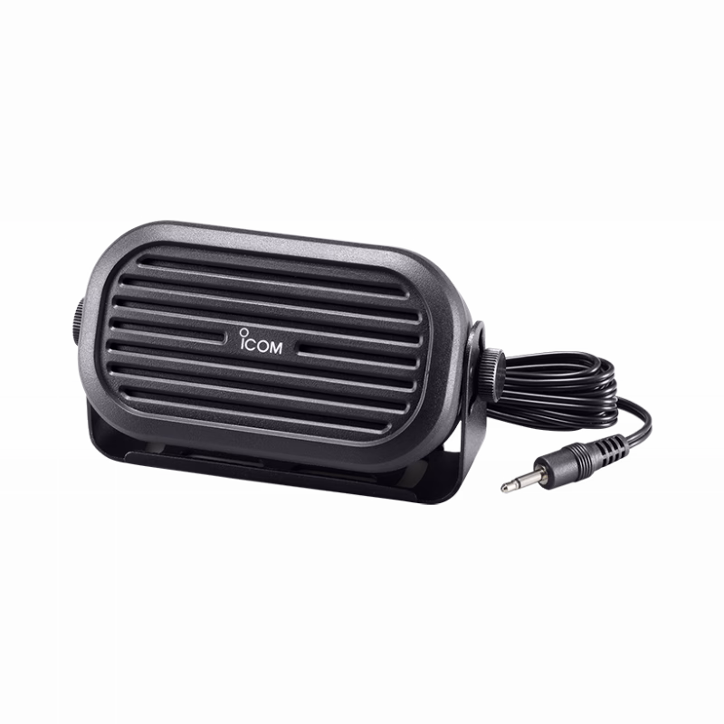 Icom SP-35 External Radio Speaker with 2 m Cable 4 سماعة آيكوم SP-35 الخارجية النحيفة مع حامل مفصلي