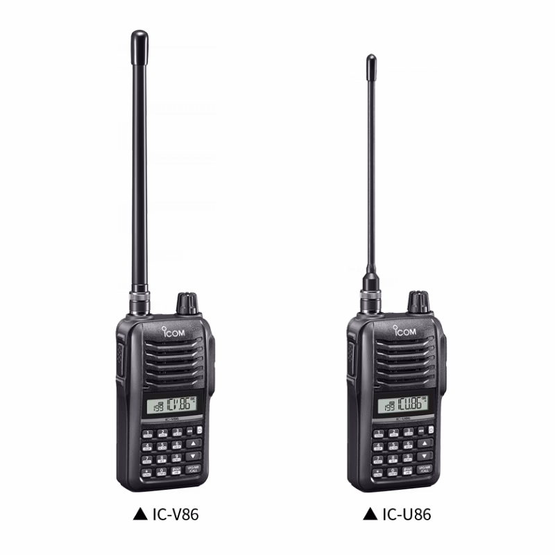 Icom V86 VHF FM Handheld Radio 7 W 4 جهاز لاسلكي آيكوم IC-V86 يدوي VHF بحماية IP54