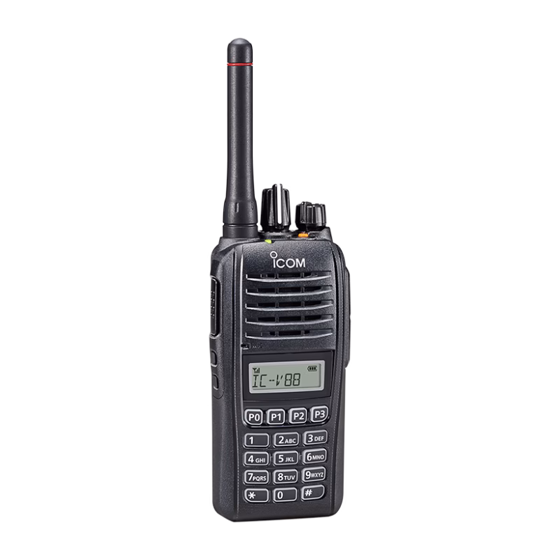 Icom V88 Pro Handheld VHF Two-Way Radio 3 جهاز لاسلكي يدوي Icom V88 Pro طراز VHF بتصنيف IP67