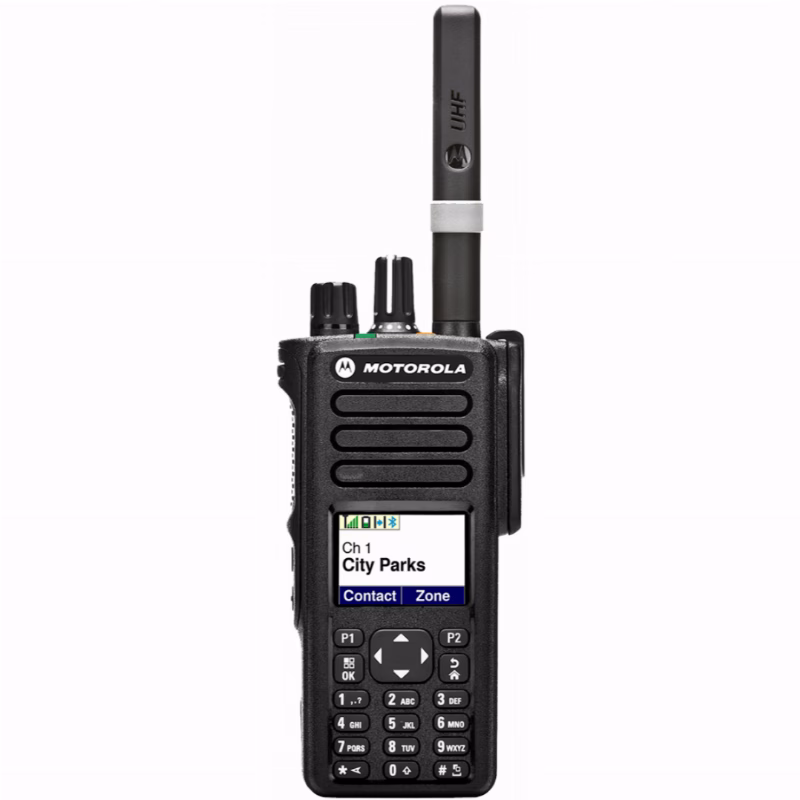 موتورولا DP4800 جهاز اتصال لاسلكي DMR مقاوم IP57 1 موتورولا DP4800 لاسلكي DMR يدوي بشاشة ملونة وحماية IP57