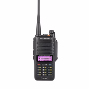 باوفينغ UV-9R لاسلكي تماثلي ثنائي النطاق بحماية IP57 وشاشة مضاءة