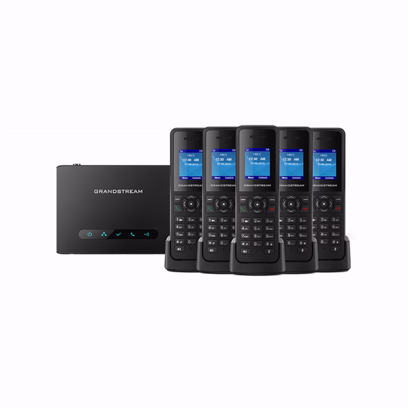 محطة Grandstream DP750 DECT اللاسلكية – 5 سماعات 4 محطة Grandstream DP750 اللاسلكية DECT