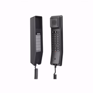 هاتف Grandstream GHP611 الفندقي الأسود بتغذية PoE