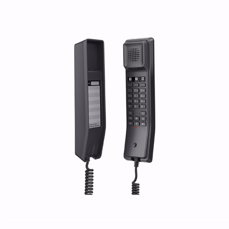 Grandstream GHP611 IP Hotel Phone - PoE, Black 1 هاتف Grandstream GHP611 الفندقي الأسود بتغذية PoE