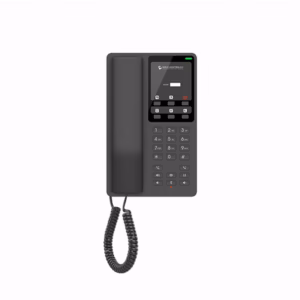 هاتف فندقي Grandstream GHP621 أسود مدمج يعمل بـPoE