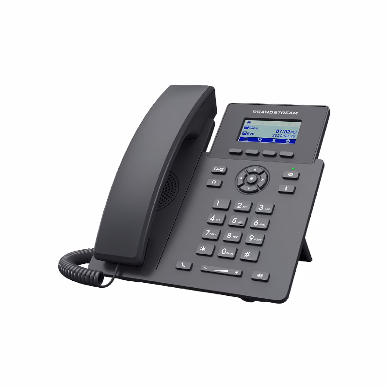 Grandstream GRP2601 2-Line Essential IP Phone 2 هاتف Grandstream GRP2601 IP بخطين اتصال مع السماعة والقاعدة