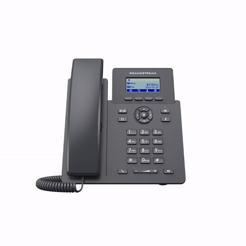 Grandstream GRP2601P 2-Line PoE IP Phone 1 هاتف Grandstream GRP2601P آي بي بتقنية PoE مع السماعة والقاعدة