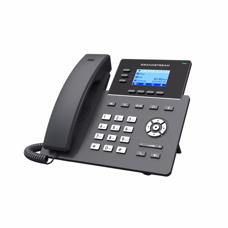 هاتف Grandstream GRP2603P IP بثلاثة خطوط PoE 2 هاتف Grandstream GRP2603P IP بثلاثة خطوط عبر PoE