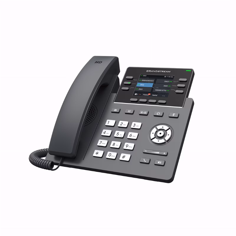 Grandstream GRP2613 Professional IP Phone with PoE 2 جراندستريم GRP2613 هاتف IP احترافي بشاشة ملونة ومفاتيح خطوط