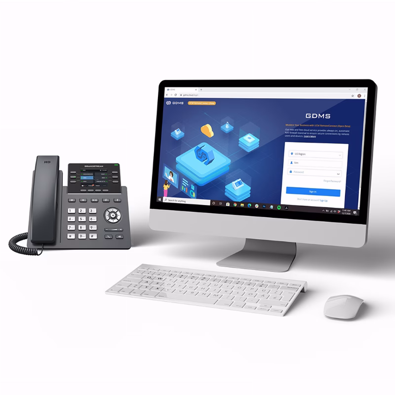 Grandstream GRP2613 Professional IP Phone with PoE 3 جراندستريم GRP2613 هاتف IP احترافي بشاشة ملونة ومفاتيح خطوط