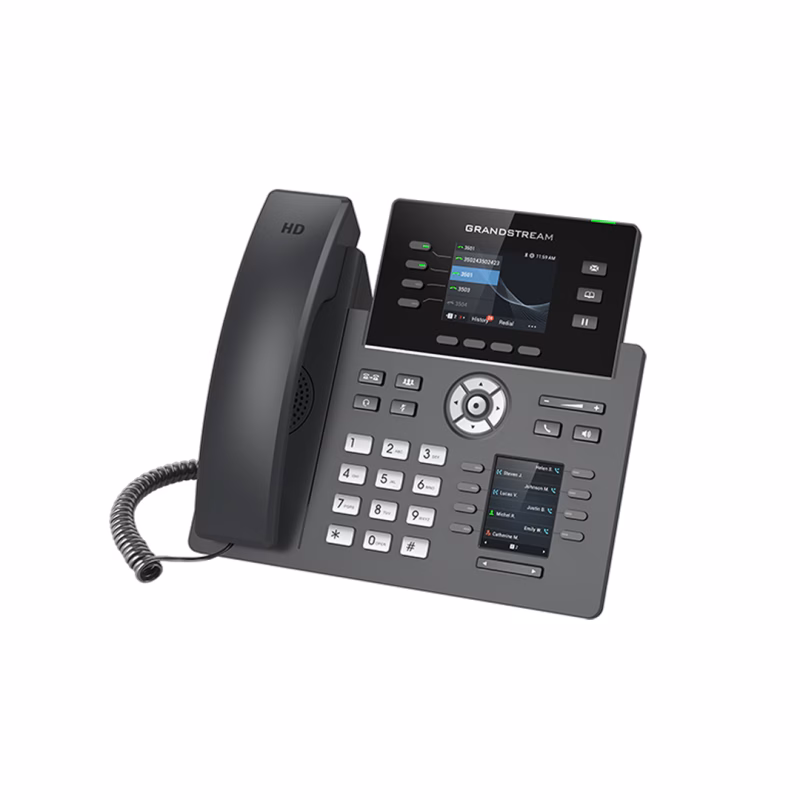 Grandstream GRP2614 4-Line IP Phone Dual-Screen PoE 2 هاتف Grandstream GRP2614 رباعي الخطوط بشاشتين