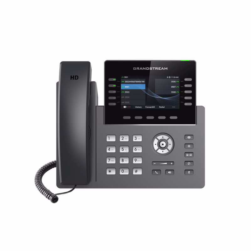 هاتف Grandstream GRP2615 IP بعشرة خطوط و40 مفتاح BLF 2 هاتف Grandstream GRP2615 بعشرة خطوط وشاشة 4.3 إنش ومفاتيح BLF
