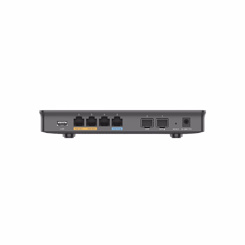 Grandstream GWN7002 Multi-WAN VPN Router with PoE 2 راوتر Grandstream GWN7002 متعدد المنافذ مع منافذ Gigabit وSFP وPoE