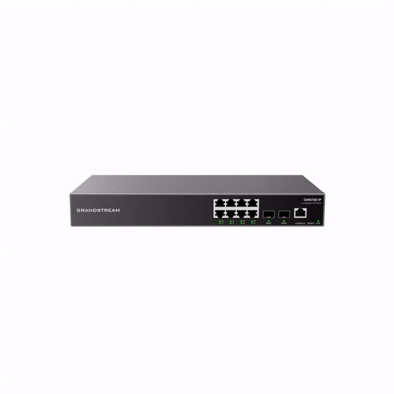 سويتش Grandstream GWN7801P مُدار بتقنية PoE+ 4 سويتش Grandstream GWN7801P مُدار بتقنية PoE