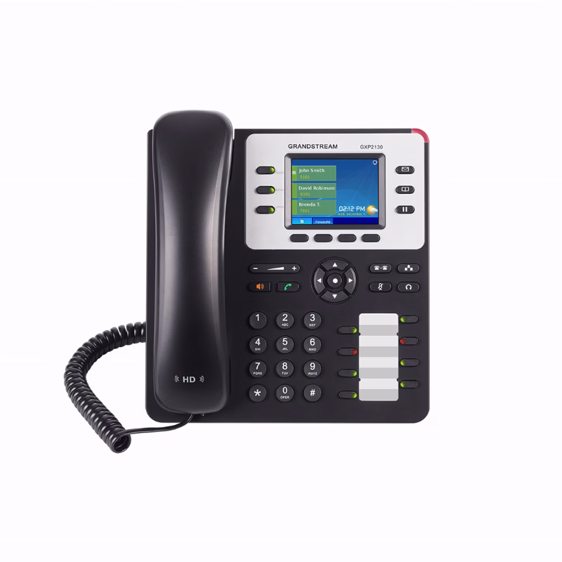 Grandstream GXP2130 Business IP Phone 1 هاتف Grandstream GXP2130 IP بشاشة ملونة