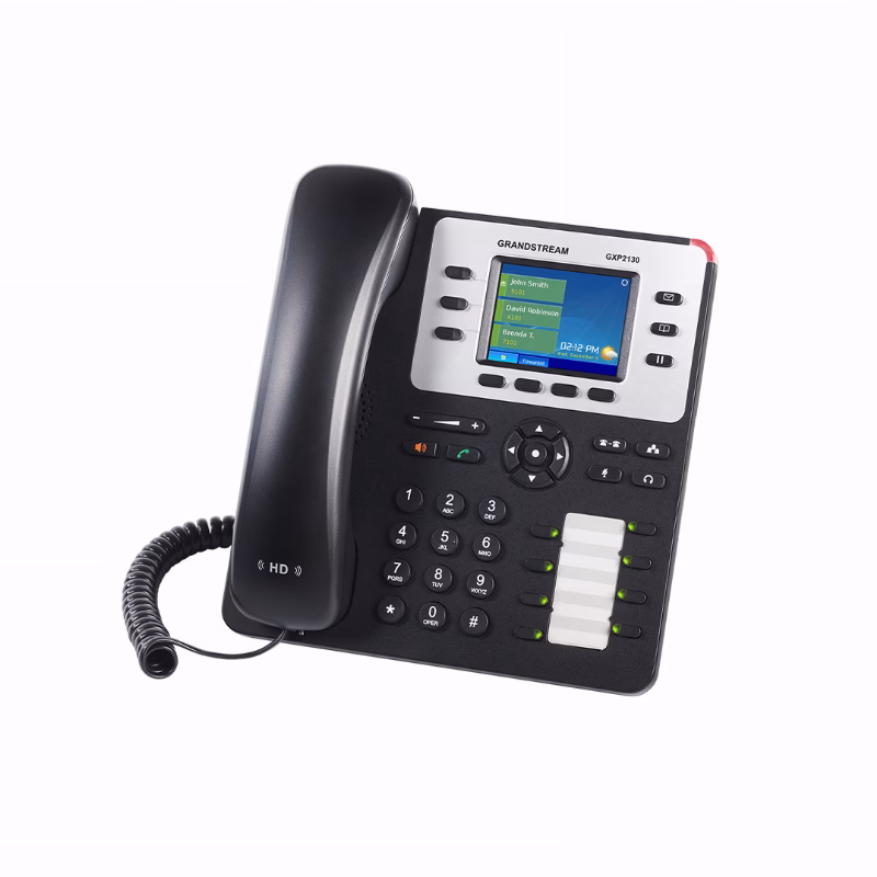 Grandstream GXP2130 Business IP Phone 2 هاتف Grandstream GXP2130 IP بشاشة ملونة