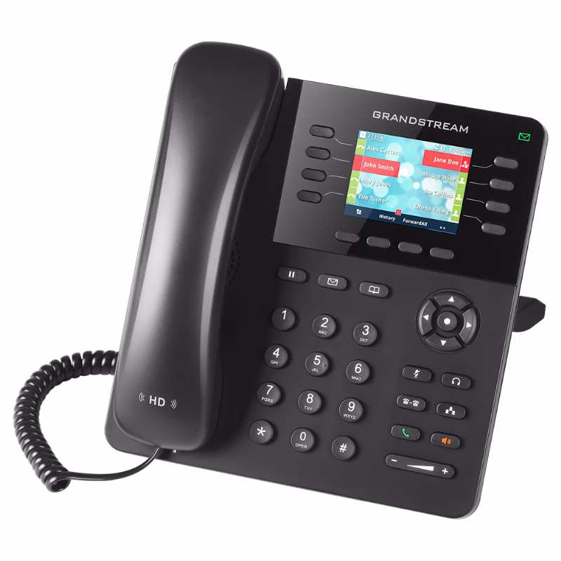 هاتف Grandstream GXP2135 IP للأعمال 5 هاتف Grandstream GXP2135 IP بشاشة ملونة