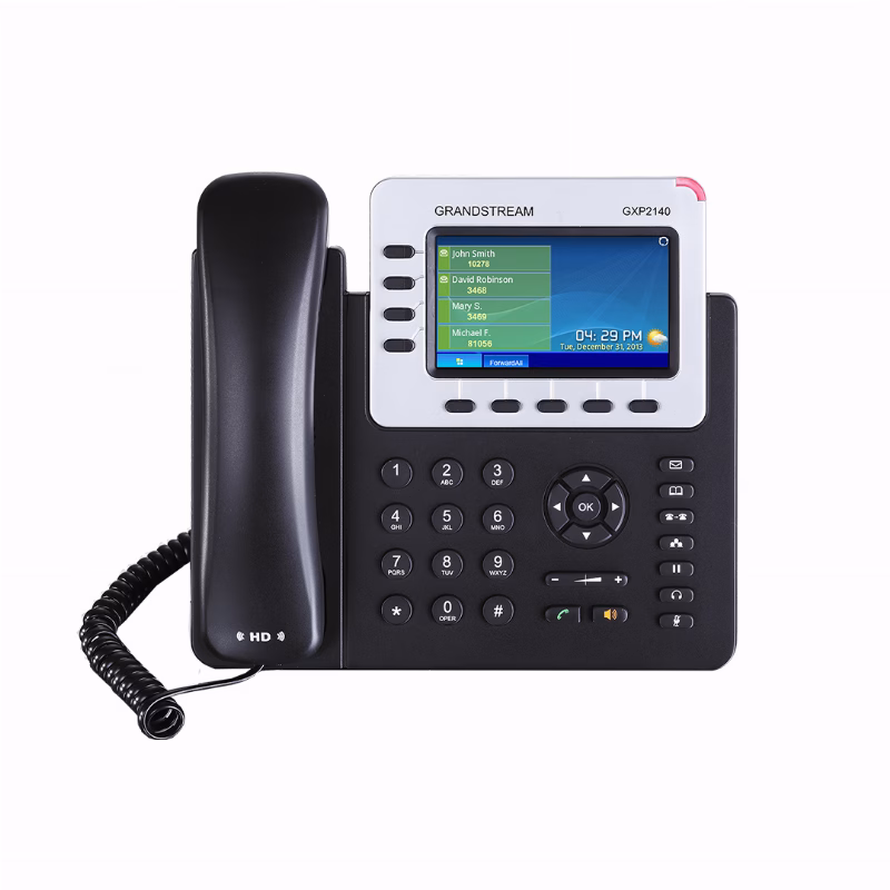هاتف Grandstream GXP2140 IP للأعمال 1 هاتف Grandstream GXP2140 IP بشاشة ملونة