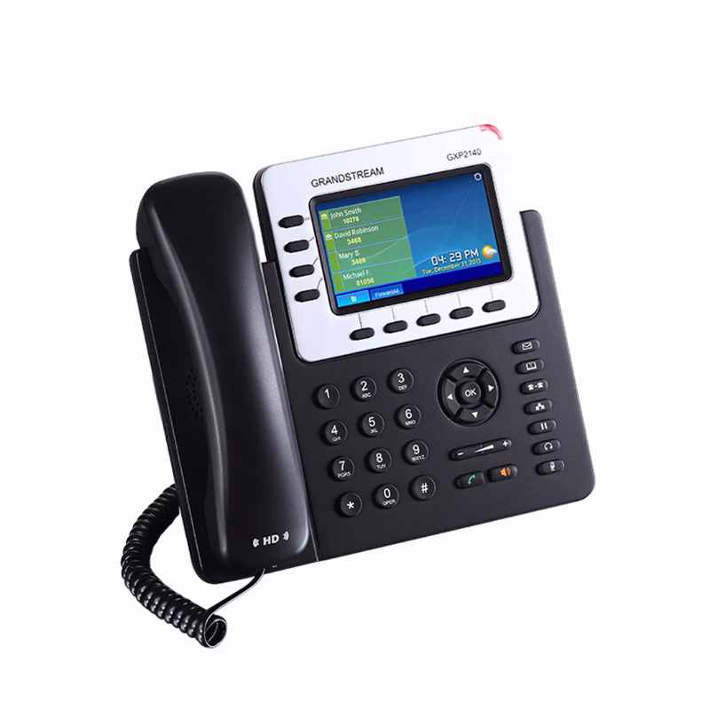 هاتف Grandstream GXP2140 IP للأعمال 2 هاتف Grandstream GXP2140 IP بشاشة ملونة