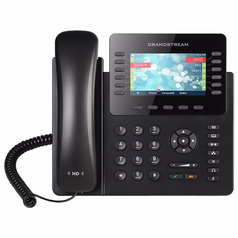 هاتف Grandstream GXP2170 IP للأعمال 3 هاتف Grandstream GXP2170 IP بشاشة ملونة