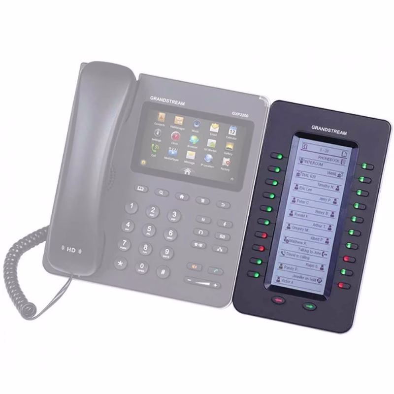 وحدة توسعة Grandstream GXP2200EXT بشاشة LCD 3 وحدة توسعة Grandstream GXP2200EXT بشاشة وأزرار