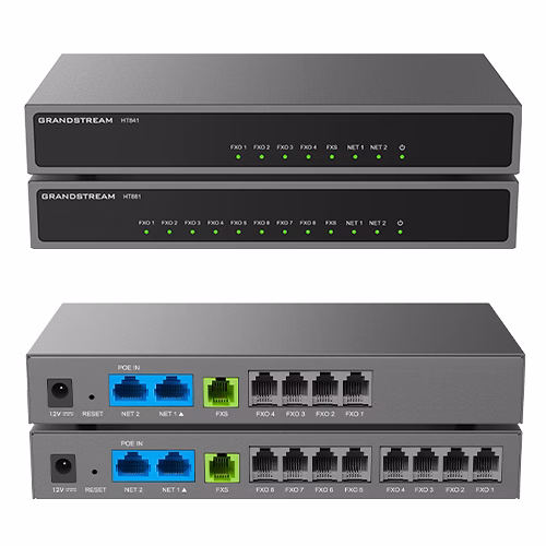 Grandstream HT881 8-Port Analog FXO Gateway 4 بوابة Grandstream HT881 التناظرية بثمانية منافذ FXO