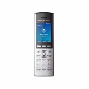هاتف Grandstream WP820 المحمول عبر Wi-Fi مع شاشة ملونة ومحطة شحن